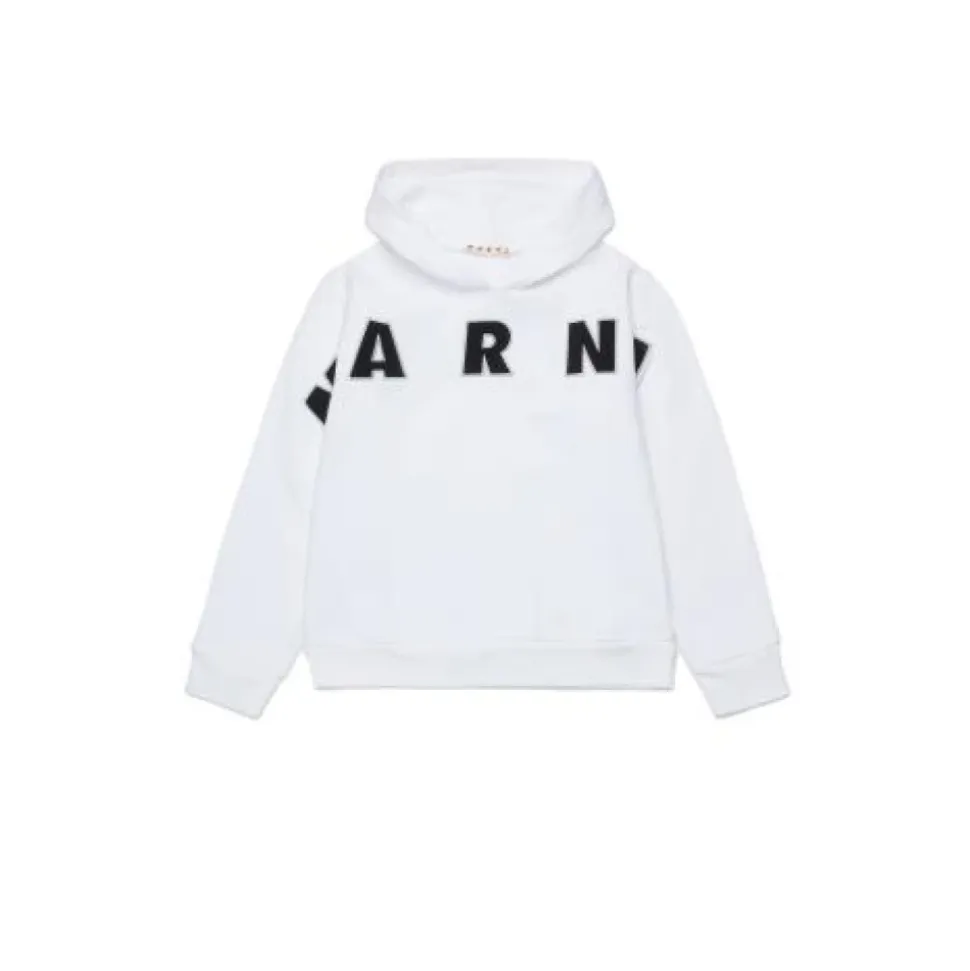 Sweat à Capuche avec Logo Brodé