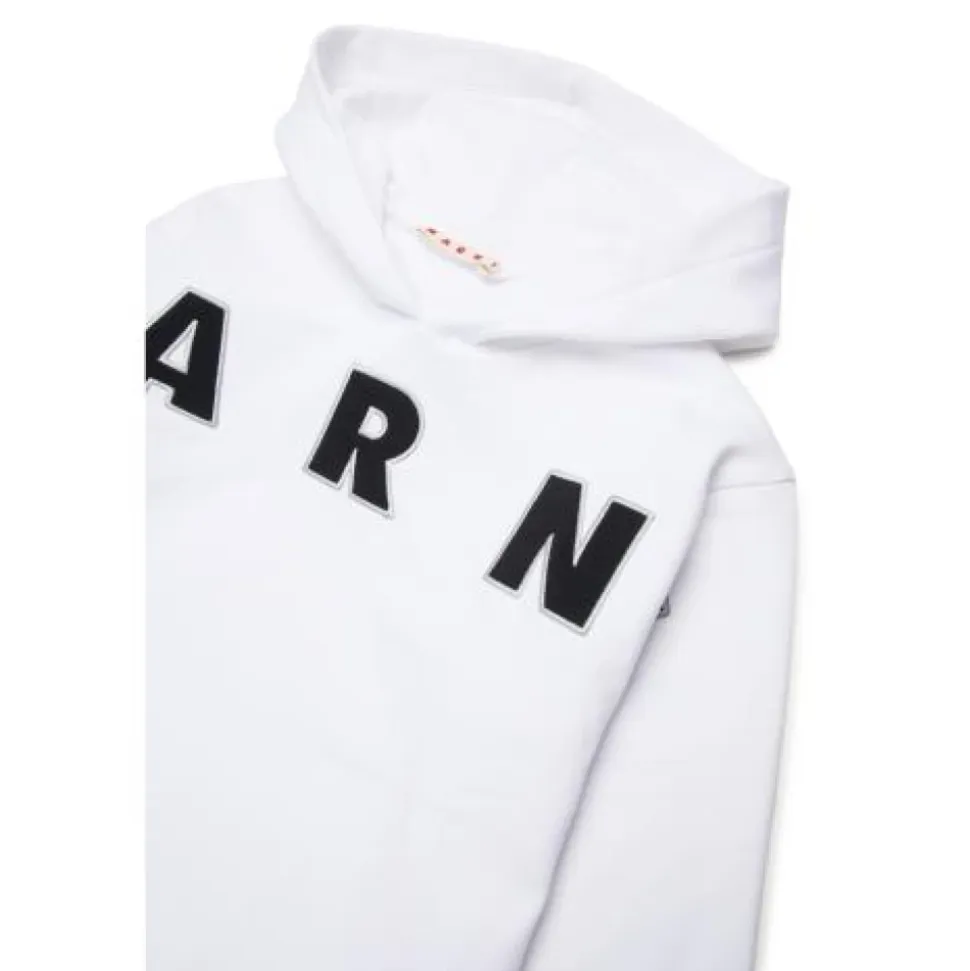 Sweat à Capuche avec Logo Brodé