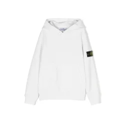 Sweat à Capuche en Coton avec Badge Boussole