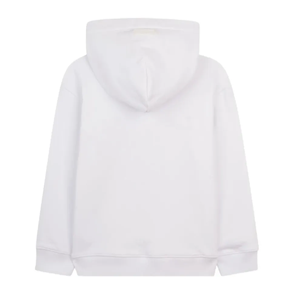 Sweat à capuche en coton avec logo