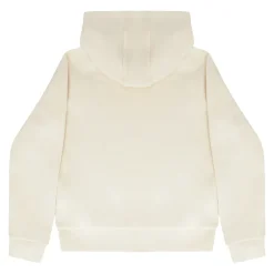 Sweat à capuche en coton avec logo brodé