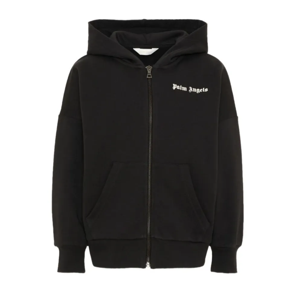 Sweat à capuche zippé avec logo