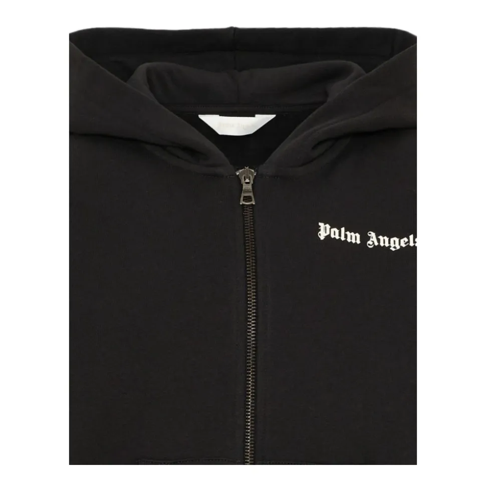 Sweat à capuche zippé avec logo