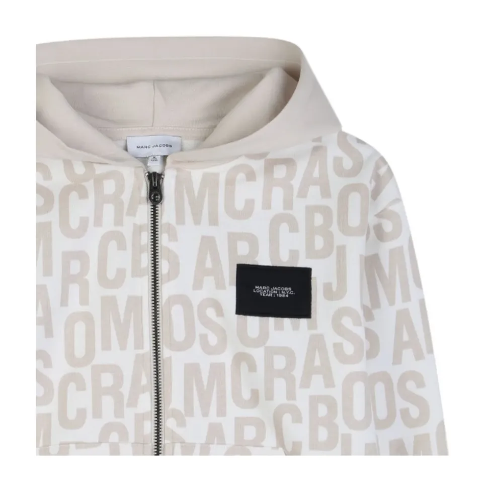 Sweat à capuche zippé Monogram