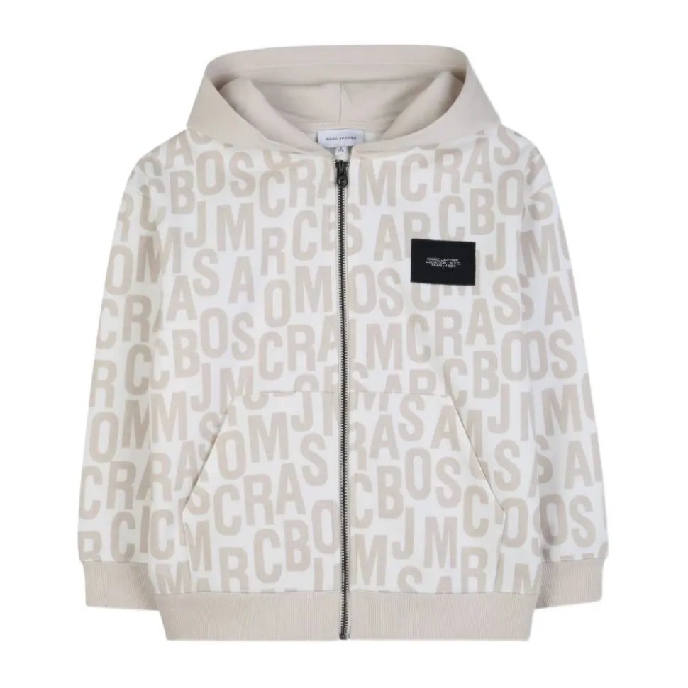 Sweat à capuche zippé Monogram
