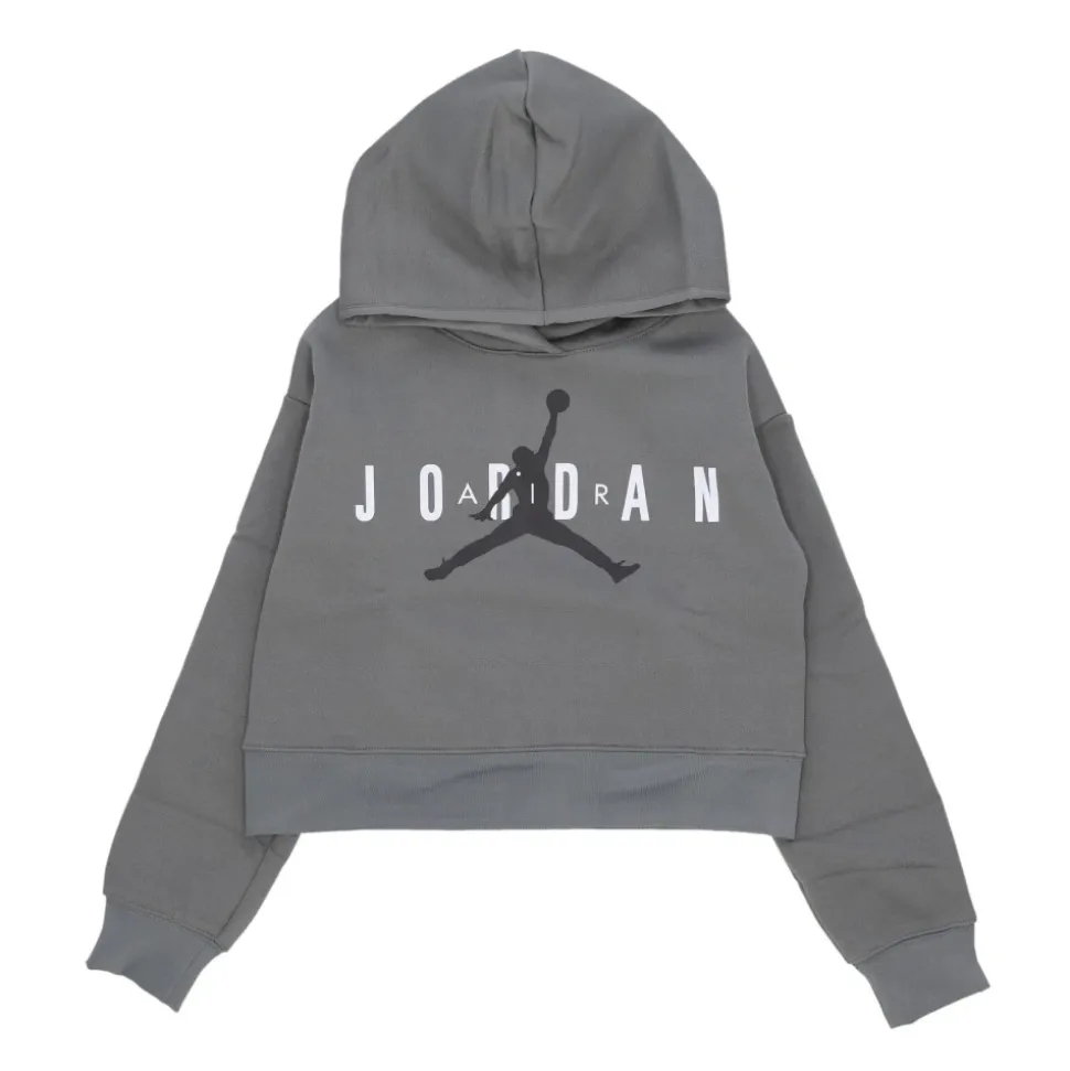 Sweat Léger à Capuche Gris Fumé