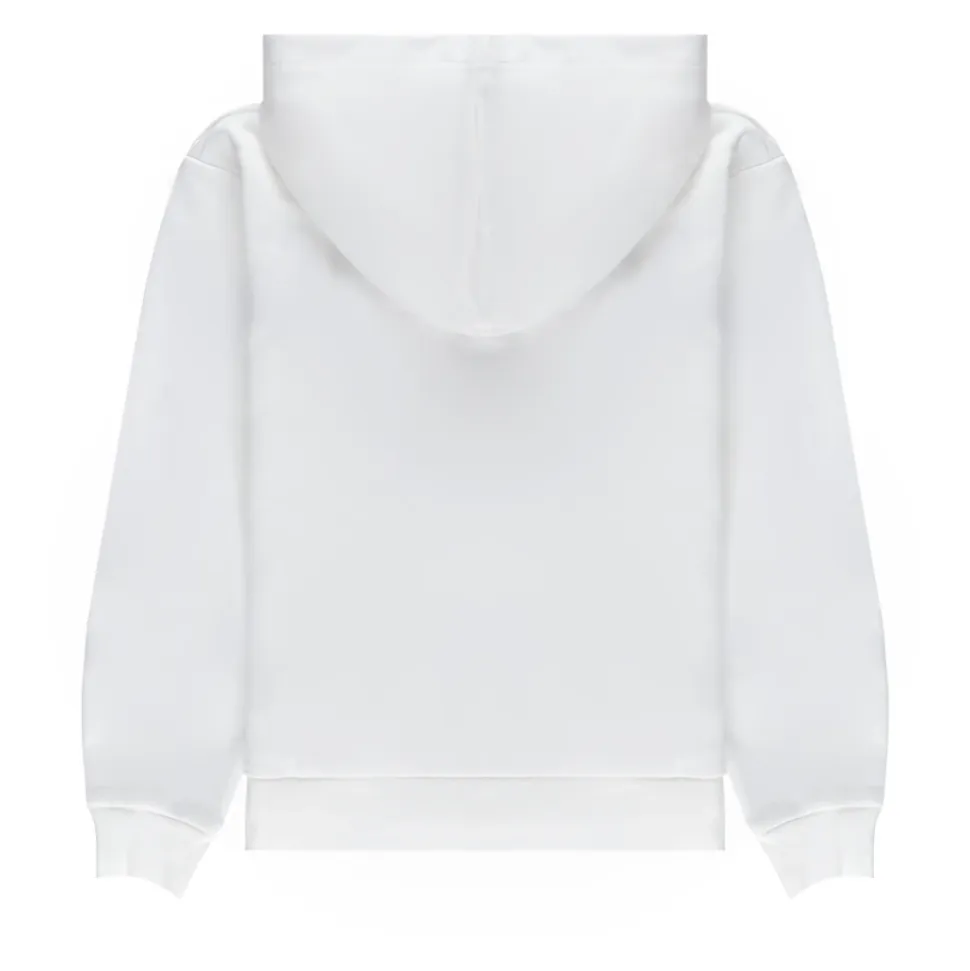 Sweatshirt à capuche avec écusson brodé