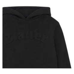 Sweatshirt à capuche avec logo en relief