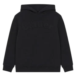 Sweatshirt à capuche avec logo en relief