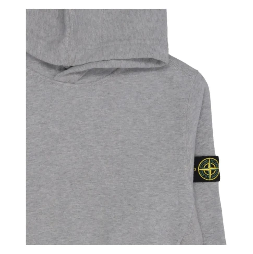 Sweatshirt à capuche avec poche kangourou et détails côtelés