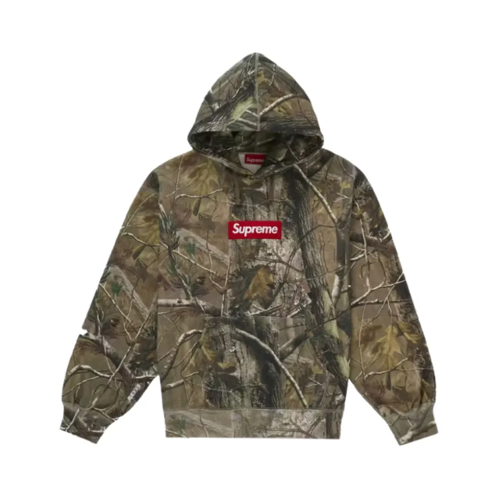 Sweatshirt à capuche Box Logo (FW25) Realtree AP Camo