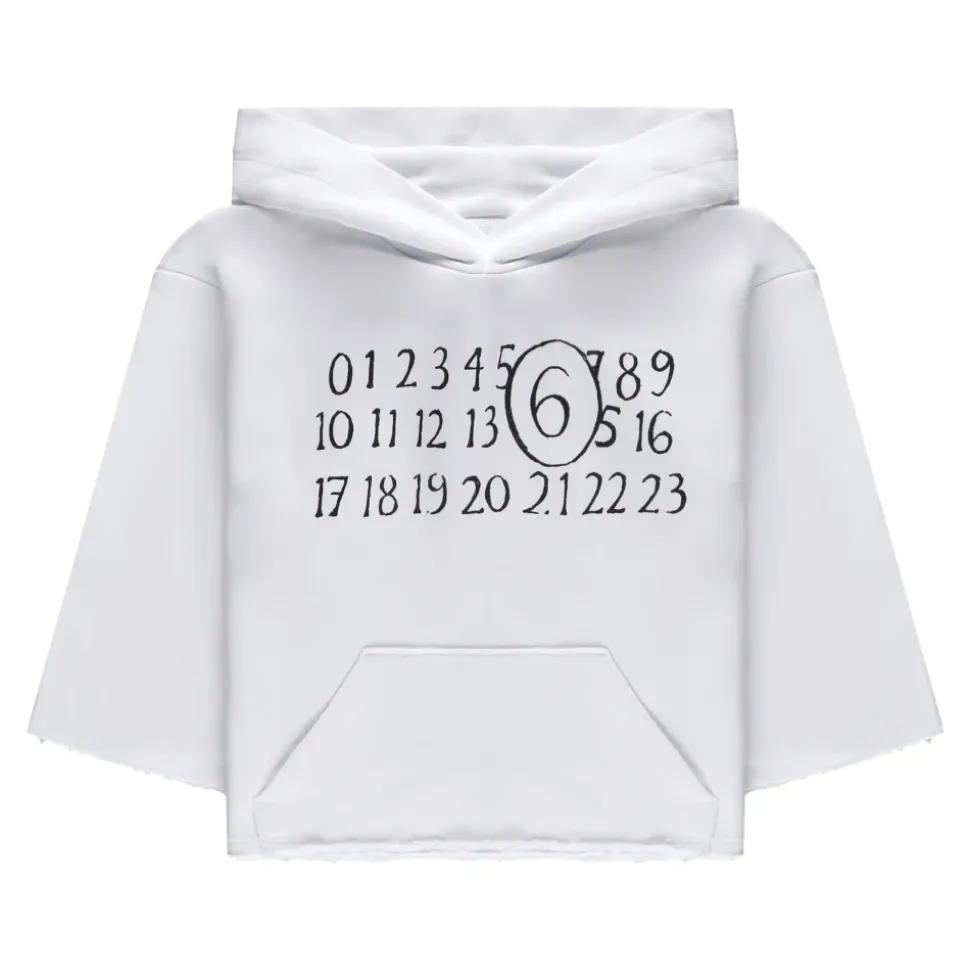 Sweatshirt à capuche en coton