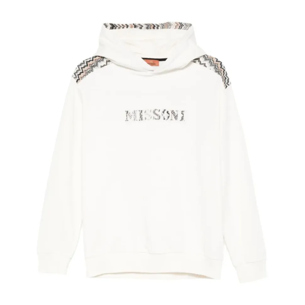 Sweatshirt à capuche Zigzag