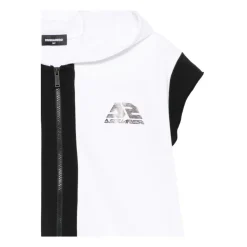 Sweatshirt à capuche zippé avec logo