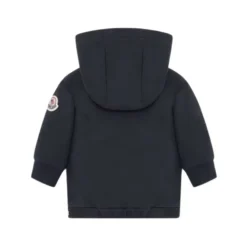Sweatshirt à capuche zippé en jersey de coton mélangé