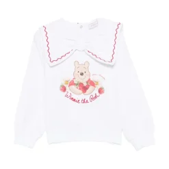Sweatshirt à col festonné