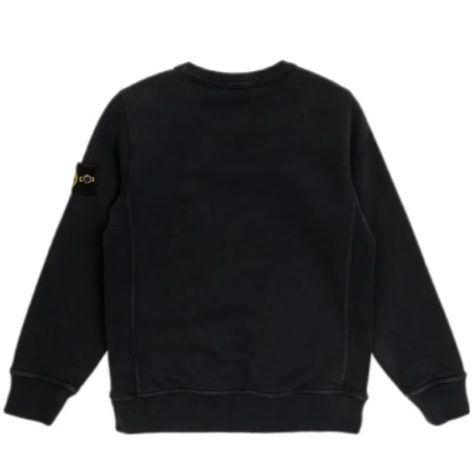Sweatshirt à col rond avec écusson logo