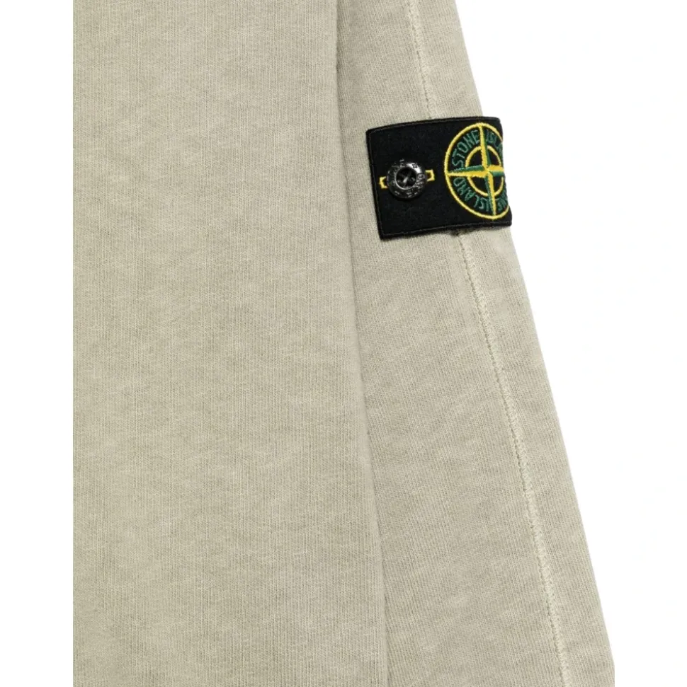 Sweatshirt à col rond avec écusson logo