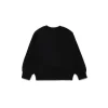 Sweatshirt à col rond avec logo et poignets élastiques