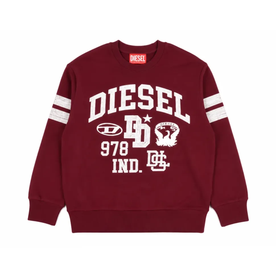 Sweatshirt à col rond avec logo