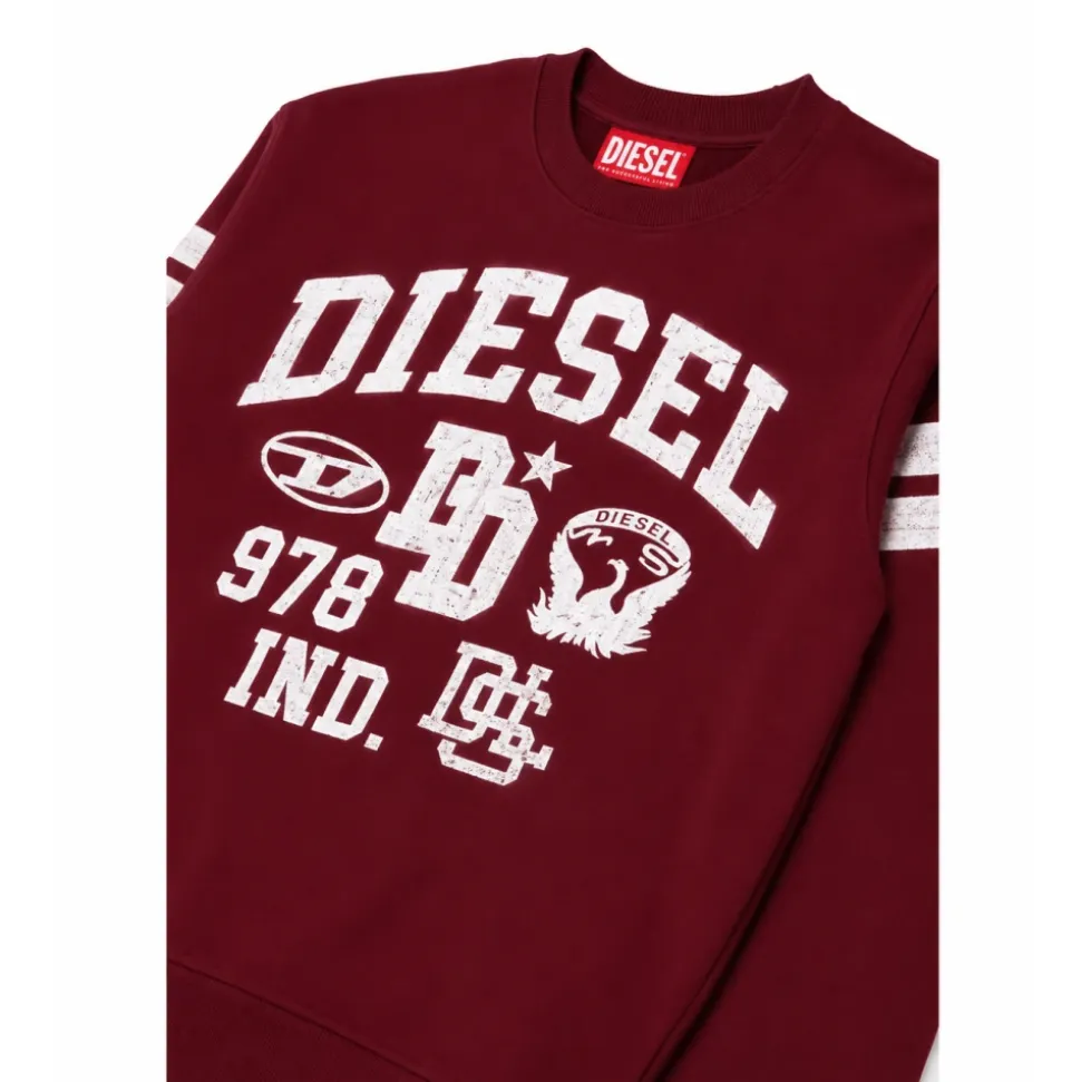 Sweatshirt à col rond avec logo