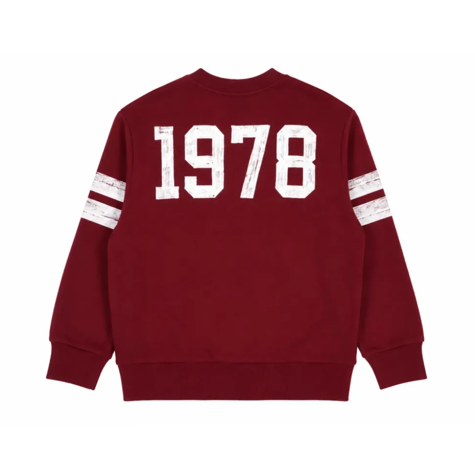 Sweatshirt à col rond avec logo
