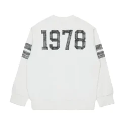 Sweatshirt à col rond avec logo