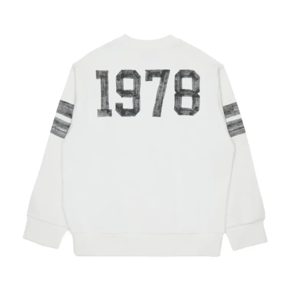 Sweatshirt à col rond avec logo