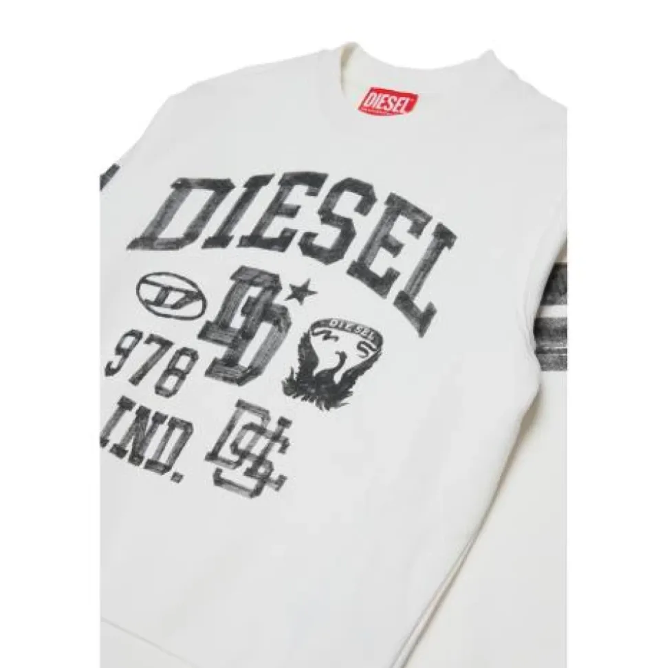 Sweatshirt à col rond avec logo