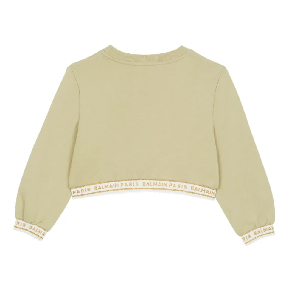 Sweat-shirt Court avec Élastique