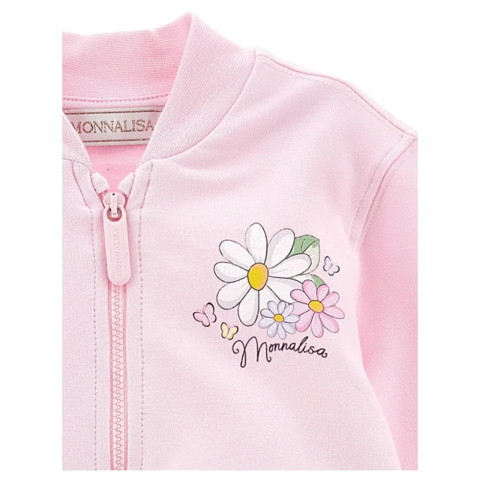 Sweatshirt en coton zippé
