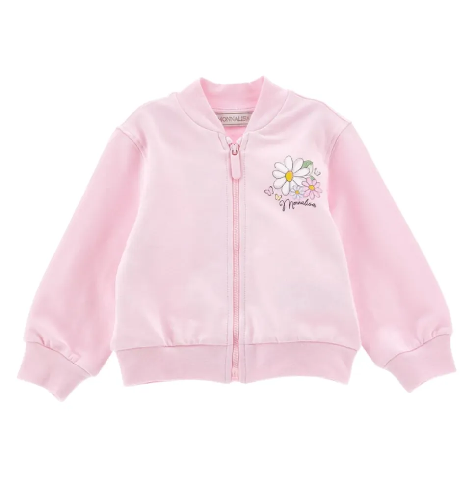Sweatshirt en coton zippé