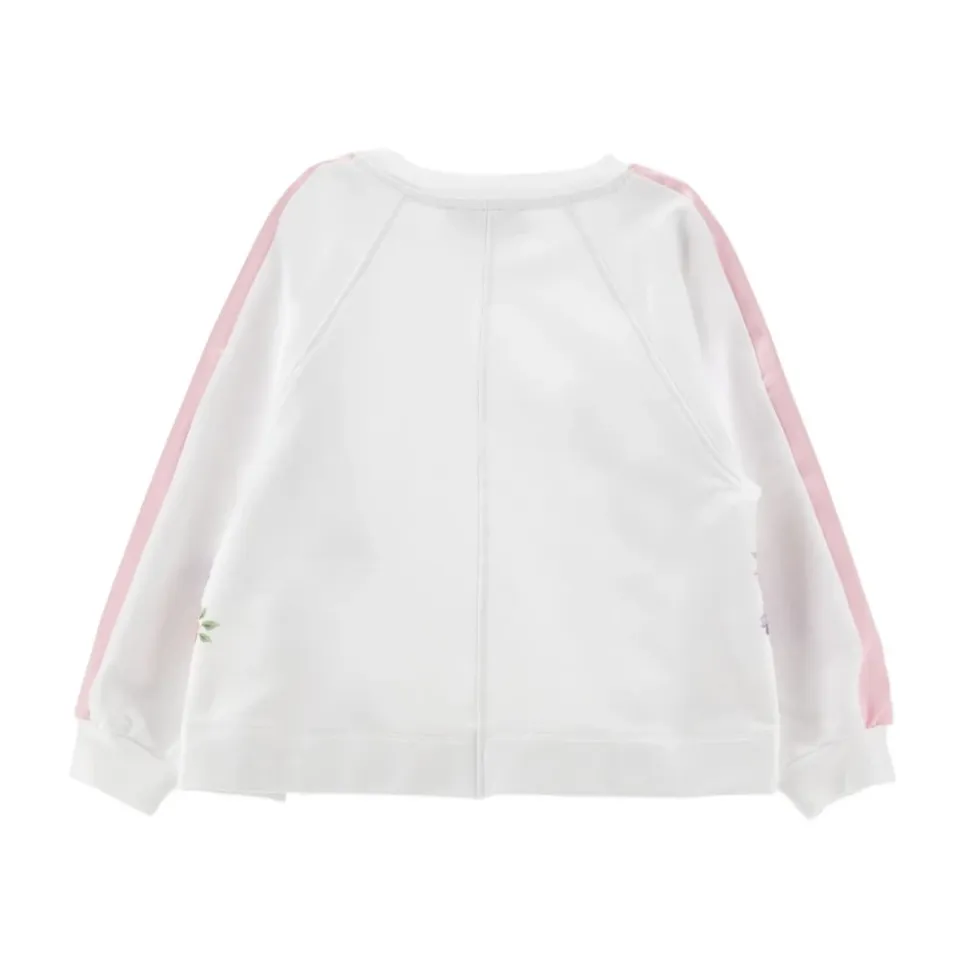 Sweatshirt à imprimé floral