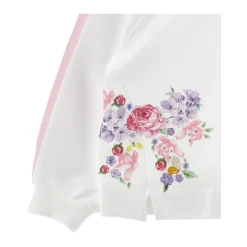 Sweatshirt à imprimé floral