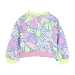 Sweatshirt à imprimé floral