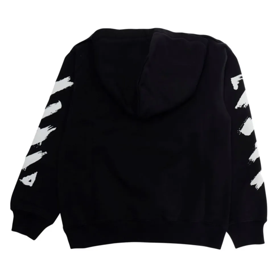 Sweatshirt à imprimé pinceau