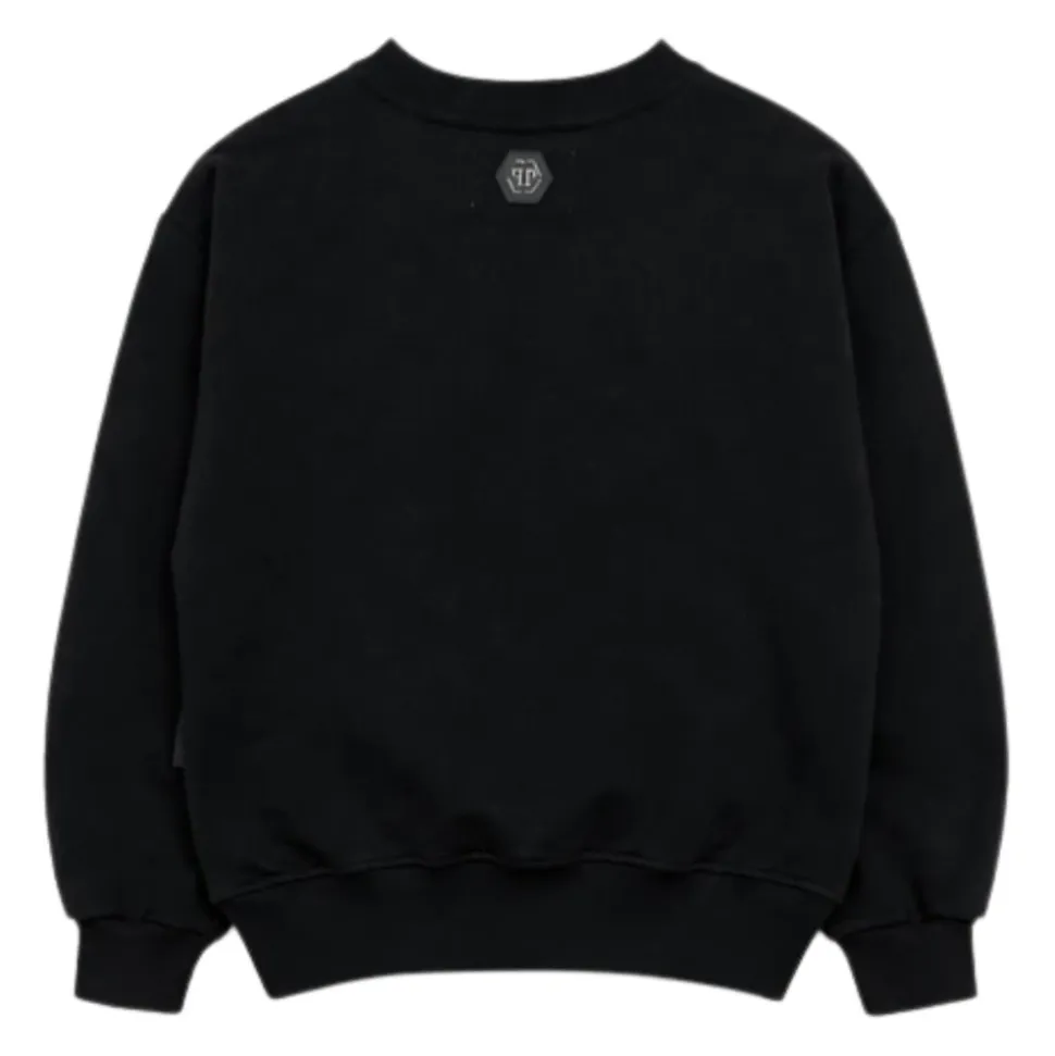 Sweatshirt imprimé strass