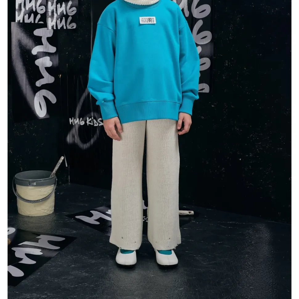 Sweatshirt à logo inversé