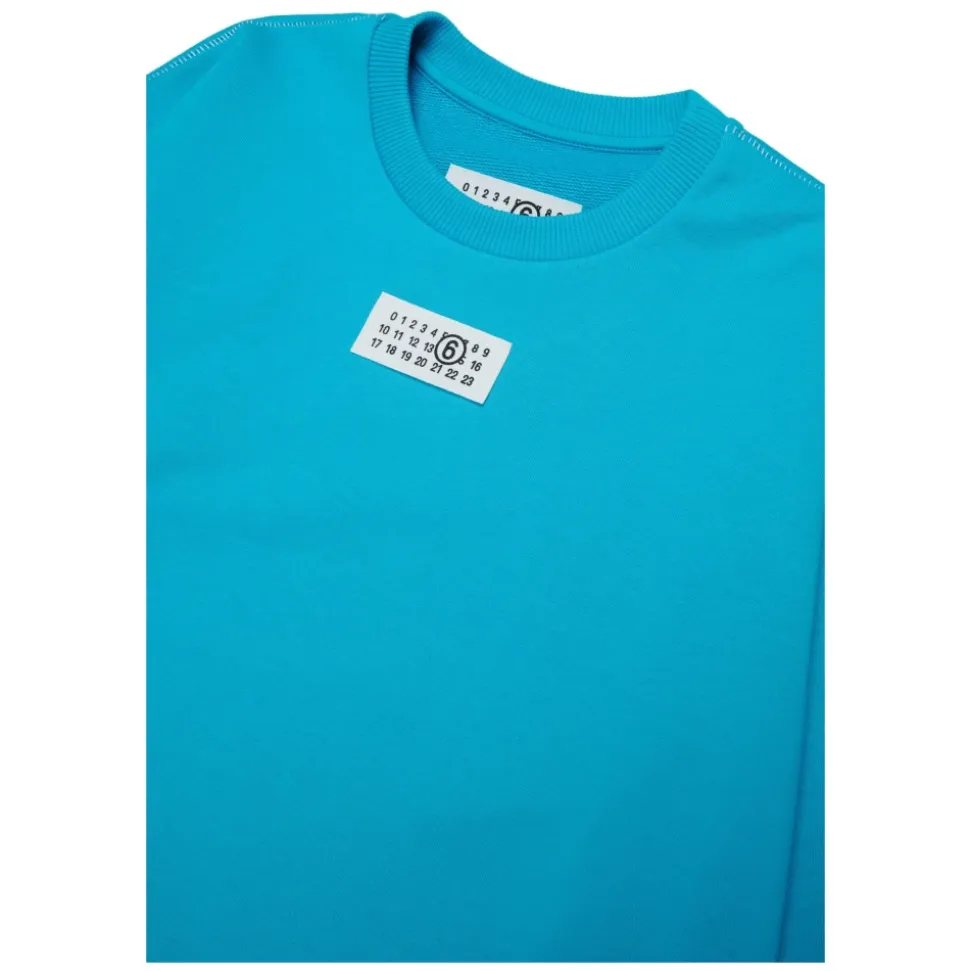 Sweatshirt à logo inversé