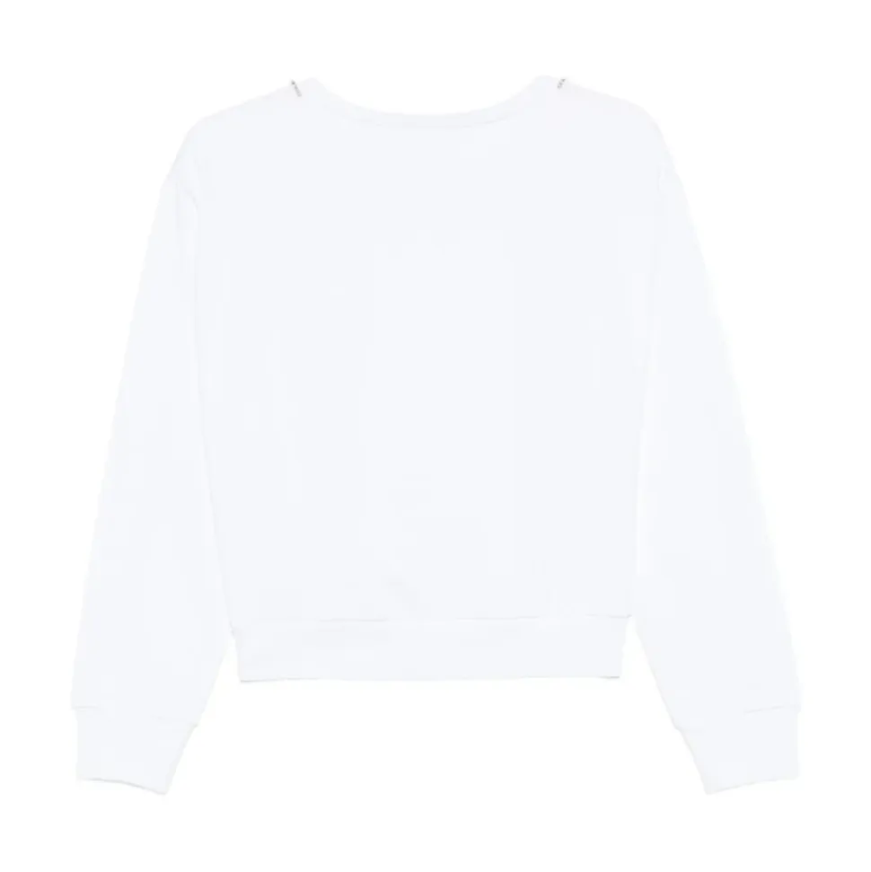 Sweatshirt orné de cristaux