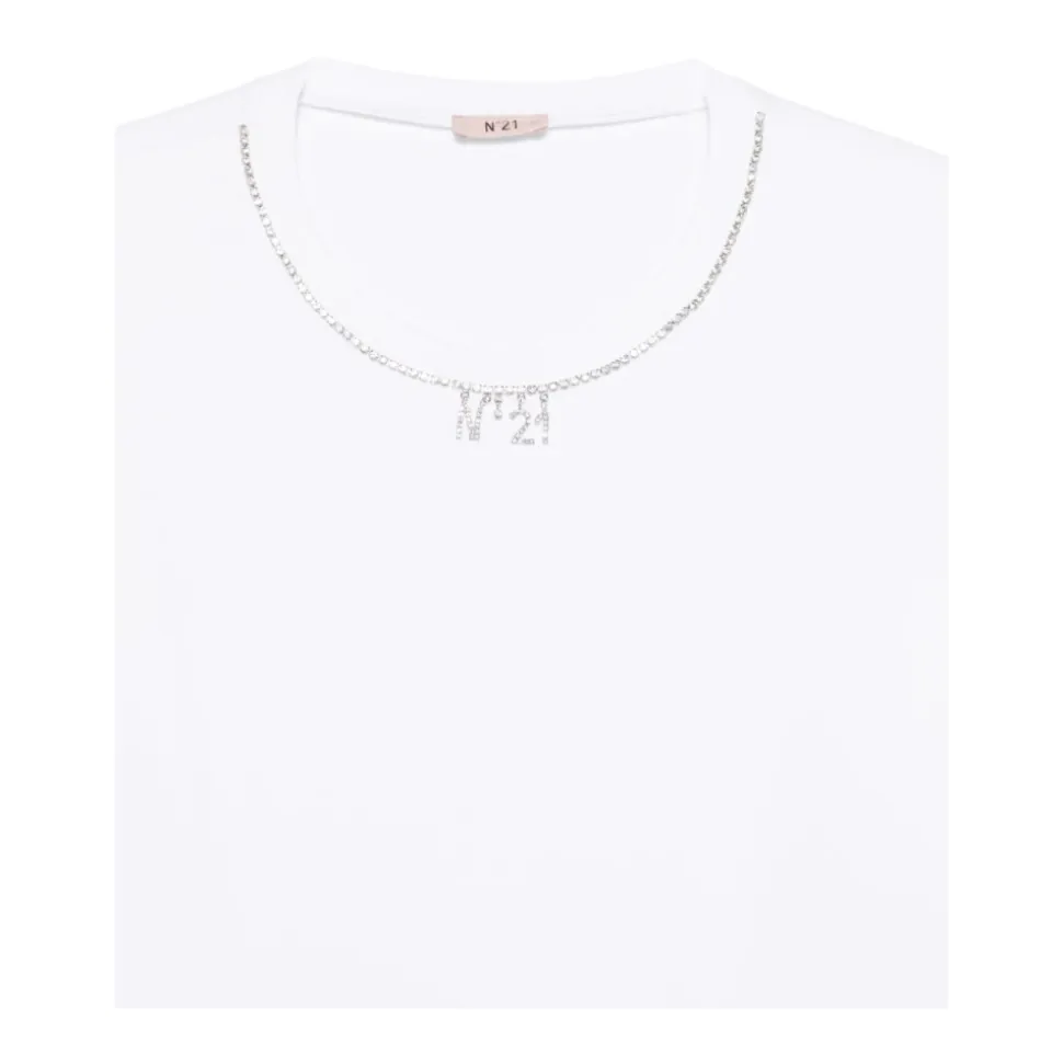 Sweatshirt orné de cristaux