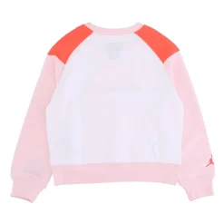 Sweat-shirt ras du cou rose avec logo Jumpman