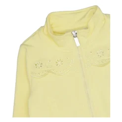 Sweatshirt z falbankami na zamek