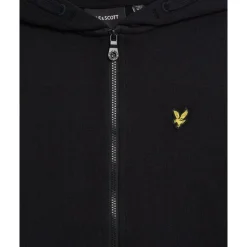 Sweatshirt z kapturem z bawełny pętelkowej z pełnym zamkiem