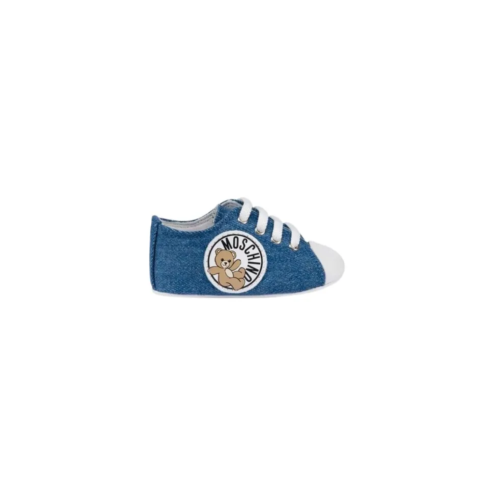 Teddy Bear Denim Sneakers