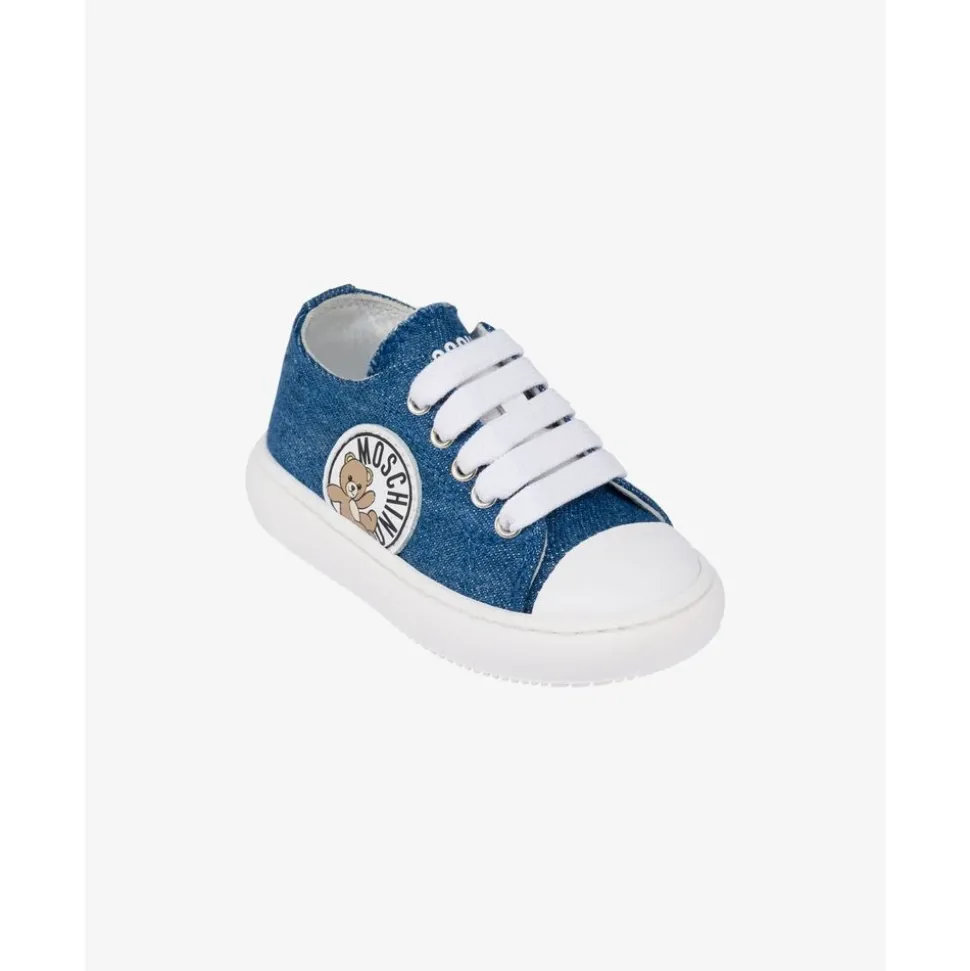 Teddy Bear Denim Sneakers