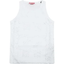 Top Bretelline D Oval Strass