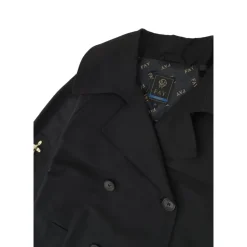 Trench court croisé