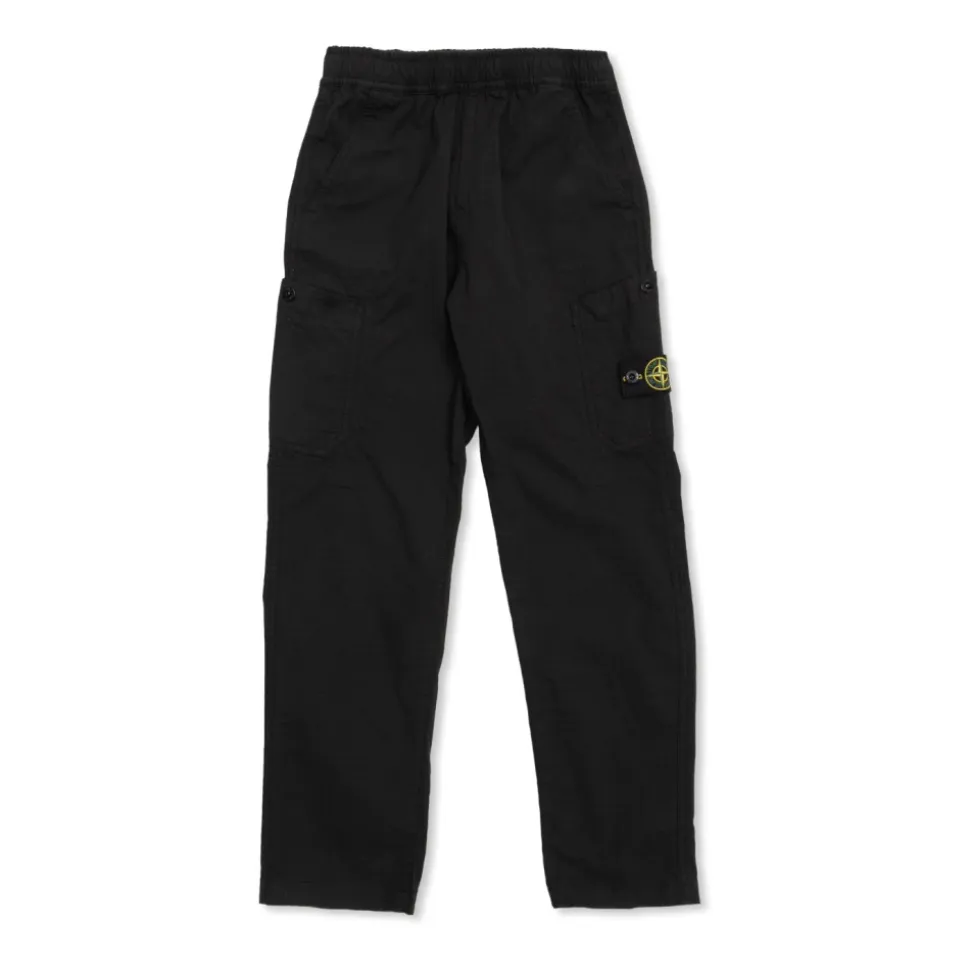 Trousers With Logo Patch