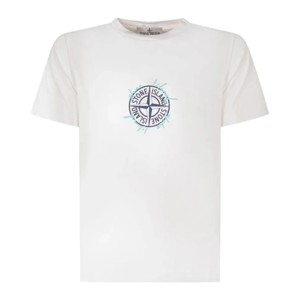 T-shirt coupe droite avec imprimé Compass One